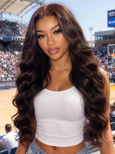 UNice 7x5 Bye Bye Slip™ Lace Mahogany Brown Loose Wave Drawstring Wig with Face-Framing Layers
