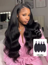 UNice 4Pcs Kinky Straight Remy Human Hair Bundles