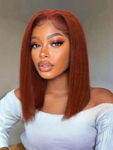 UNice Bye-Bye Slip™ 7x5 Lace Reddish Brown Yaki Bob Wig