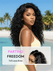 UNice Water Wave Wig Bye-Bye Slip™ 7×5 Lace Glueless Everyday Timeless Wave Style Full-Bodied Natural Flow