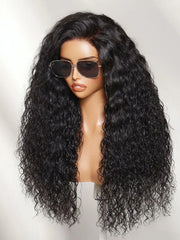 UNice 13x4 Bye Bye Slip™ Lace Frontal Textured Kinky Water Wave Wig with Invisi Drawstring