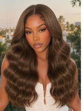 UNice Hazel Brown Body Wave Wig Bye-Bye Slip™ 13×4 Lace Frontal Glueless Glam-Ready Rich Dimension Salon-Ready Style