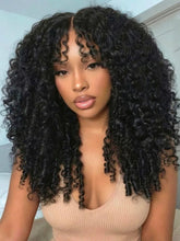 UNice Burmese Curly Wig With Finger Curly Ends Bye-Bye Slip™ 7×5 Lace Closure Glueless Glam-Ready Defined Finger Curl Ends Soft Natural Volume