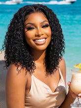UNice 7x5 Bye Bye Slip™ Lace Frontal Black Soft Wet-Look Twist-Out Inspired Curls Glueless Wig