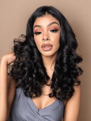 UNice Hair Loose Wave Hair Extensions Unprocessed Human Virgin Hair