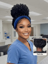 UNice 2-In-1 Switch™ & HookFit™ Headband Wig Water Wave for Healthcare Workers | Comfortable, Secure, and Effortless All-Day Wear for Busy Shifts