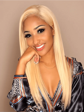 UNice 4PCS 613 Blonde Hair Weave Bundles Straight Virgin Human Hair