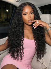 UNice 7x5 Bye Bye Slip™ Lace Black Defined Mixed Curly Glueless Wig with Invisi Drawstring