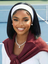 UNice Flip Over Half Wig Natural Black Yaki Straight Bob Wig