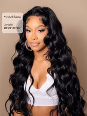 UNice 3Pcs Remy Hair Body Wave Bundles with Lace Closure