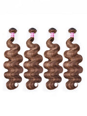 UNice Gorgeous Highlight Honey Blonde Bouncy Body Wave Hair 4 Bundles