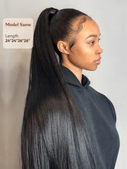 UNice Hair 4 Bundles Peruvian Straight Virgin Human Hair Extensions
