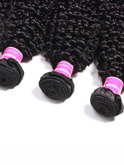 UNice Hair 100% Virgin Human Hair Kinky Curly Hair 3 Bundles
