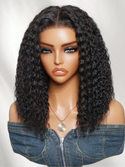 UNice 7x5 Bye Bye Slip™ Lace Frontal Black Soft Wet-Look Twist-Out Inspired Curls Glueless Wig