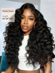 UNice 3Pcs Kinky Straight Indian Real Human Hair Bundles Deal