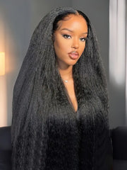 UNice 4Pcs Kinky Straight Remy Human Hair Bundles