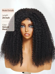 [Invisi Blend] UNice Coily Curly Glueless Flip Over Kinky Curly Wig for Beginner Friendly