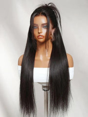 UNice 360 HD Lace Pre-plucked Luxury Raw Virgin Hair Natural Black Straight Wig