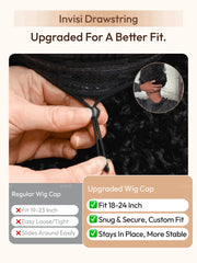 UNice 13x4 Pre-Everything™ Lace No Slip Frontal Ash Brown Blonde Highlights Loose Wave Drawstring Wig with Face Framing Layers