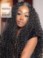 UNice Hair 3 Bundles Peruvian Jerry Curly Human Hair Weave