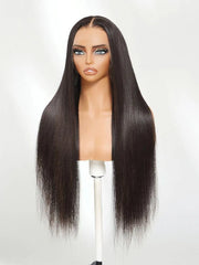 UNice 13x4 HD Lace Frontal 250% Density Raw Human Hair Straight 200% Density Wig