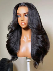 UNice Bye-Bye Slip™ 7x5 Lace Glueless Kinky Straight Blowout Wig with Soft Layers