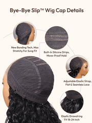 UNice Bye-Bye Slip™ 7x5 Lace Reddish Brown Yaki Bob Wig