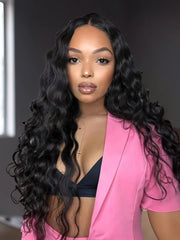 UNice 5x5 Clear HD Lace Closure With Body Wave 3Pcs Bundles
