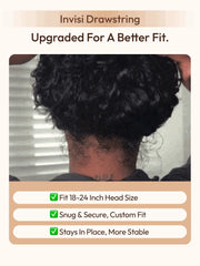 UNice 7x5 Bye-Bye Slip™ Lace Black with Caramel Highlights Side Part Yaki Straight Bob Wig