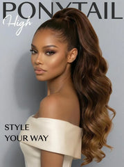 UNice 360 HD Lace Pre-plucked Luxury Raw Virgin Hair Chocolate Brown to Caramel Honey Blonde Ombre Body Wave Wig