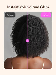 [Invisi Blend] UNice Coily Curly Glueless Flip Over Kinky Curly Wig for Beginner Friendly