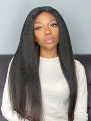 UNice 4Pcs Kinky Straight Remy Human Hair Bundles