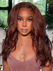 [All Length $99] 13x4 Lace Front & 13x4x0.5 T Part Lace Kinky Straight Wig Perfect Color For Deeper Skin-Tones